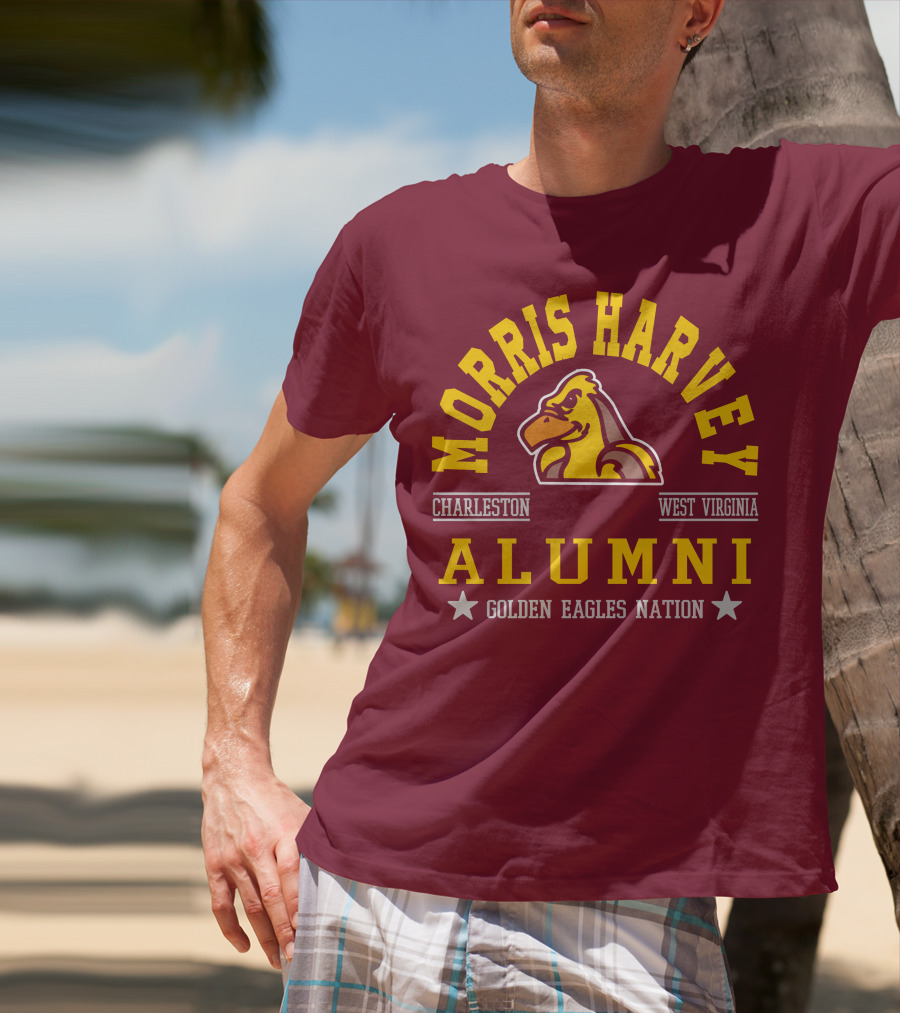 Morris Harvey College Alumni Charleston West Virginia Golden Eagles Nation T-Shirt