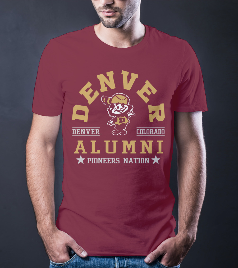 Denver Colorado Alumni Pioneers Nation T-Shirt