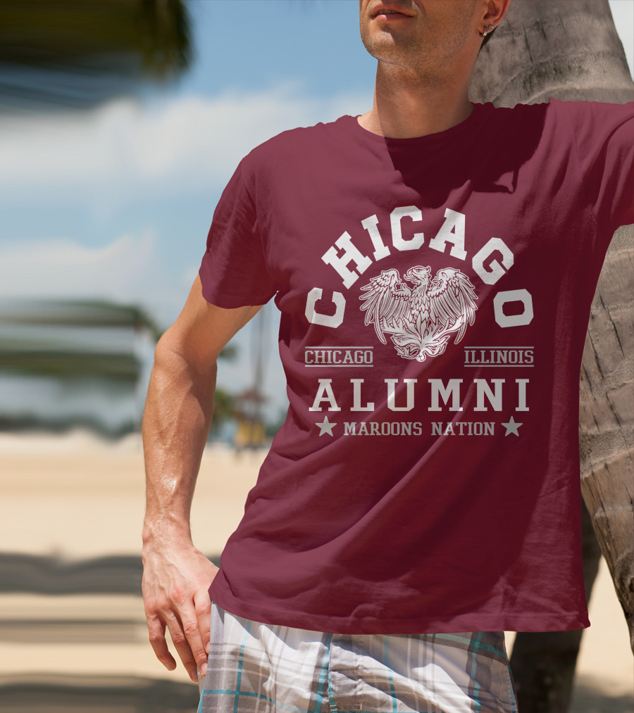 Chicago Illinois Alumni Maroons Nation T-Shirt