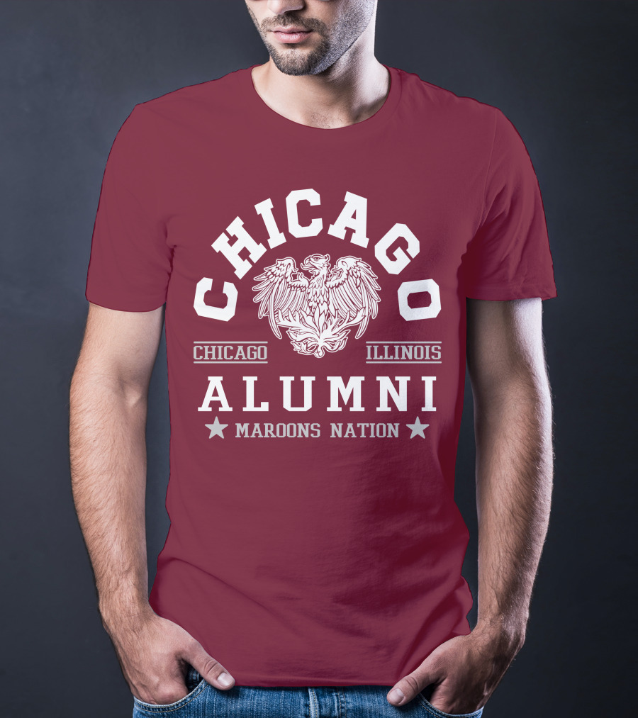 Chicago Illinois Alumni Maroons Nation T-Shirt