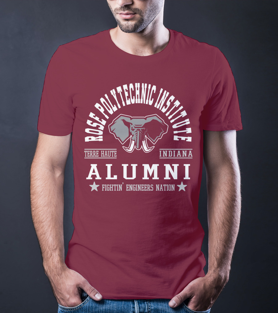 Rose Polytechnic Institute Alumni Terre Haute Indiana Fightin' Engineers Nation T-Shirt