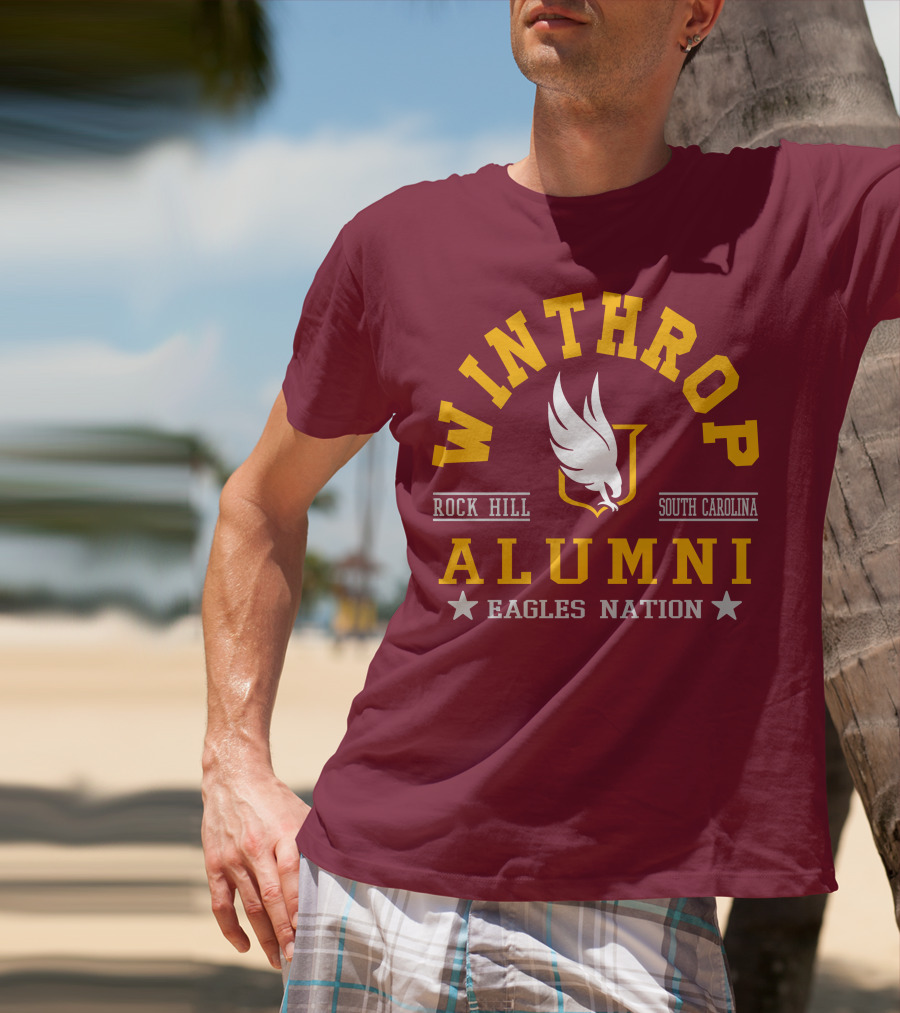 Winthrop Alumni Rock Hill South Carolina Eagles Nation T-Shirt