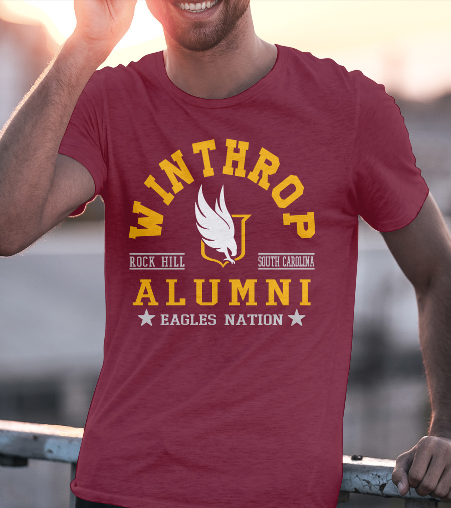 Winthrop Alumni Rock Hill South Carolina Eagles Nation T-Shirt