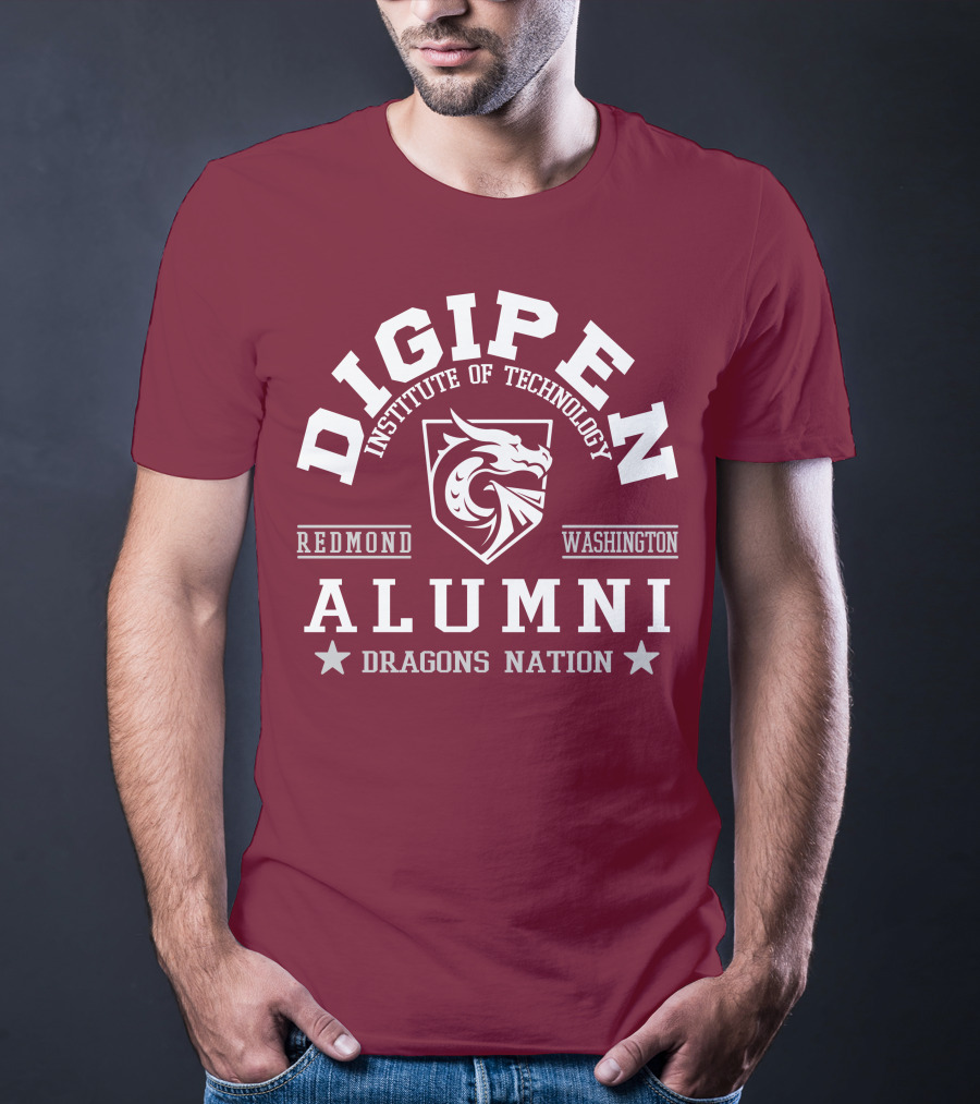 DigiPen Institute Of Technology Alumni Redmond Washington Dragons Nation T-Shirt
