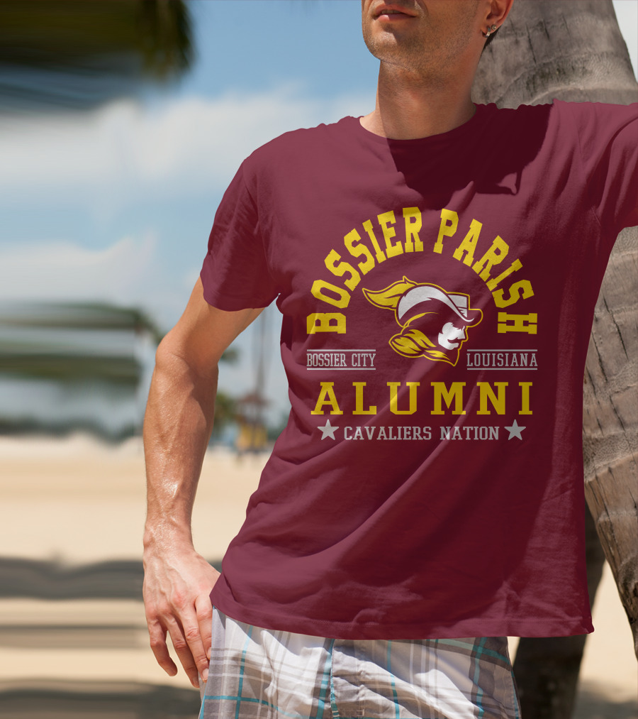 Bossier Parish Bossier City Louisiana Alumni Cavaliers Nation T-Shirt