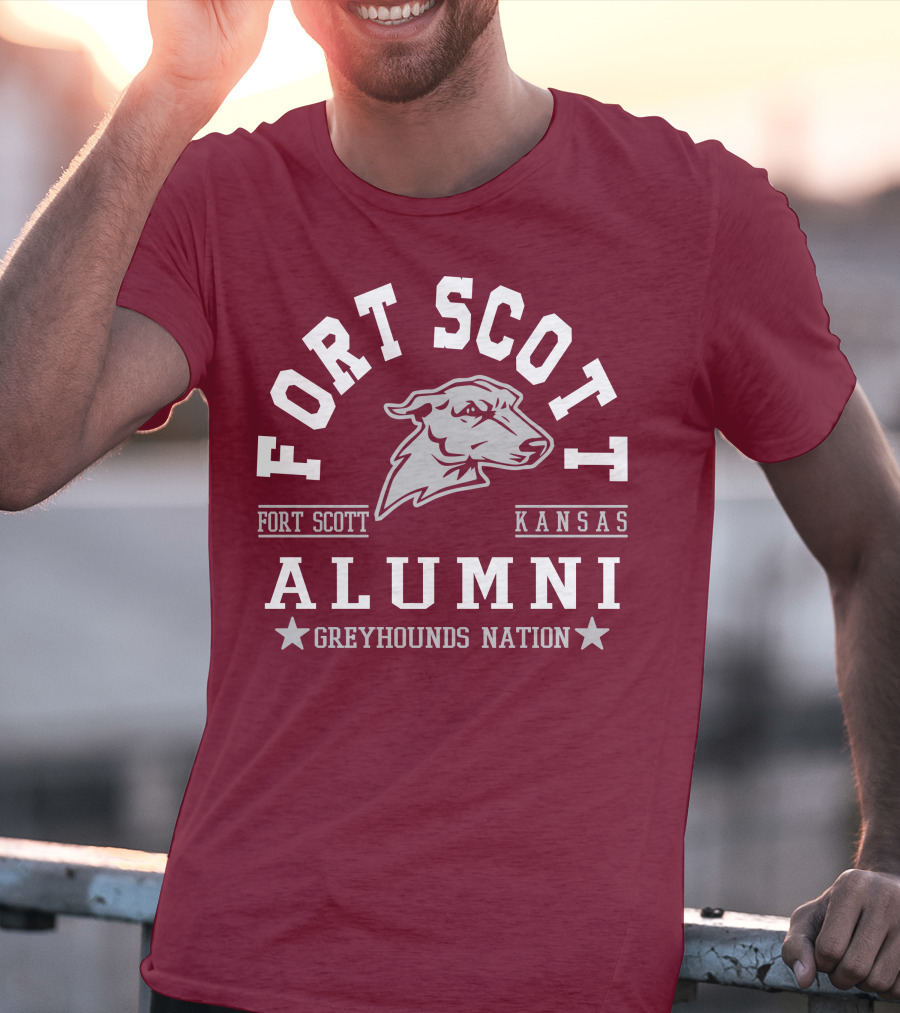 Fort Scott Kansas Alumni Greyhounds Nation T-Shirt