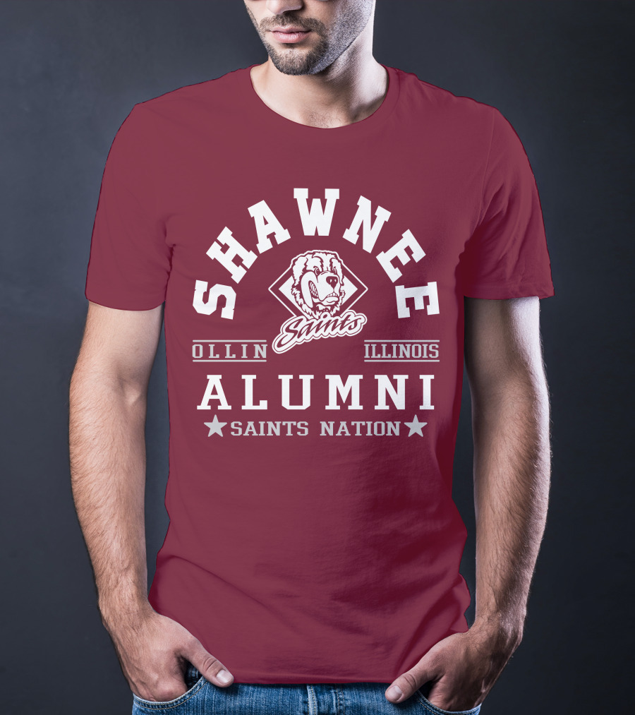 Shawnee Saints Alumni Olney Illinois Saints Nation T-Shirt
