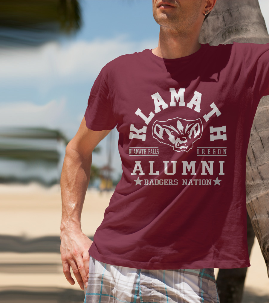 Klamath Falls Oregon Alumni Badgers Nation T-Shirt
