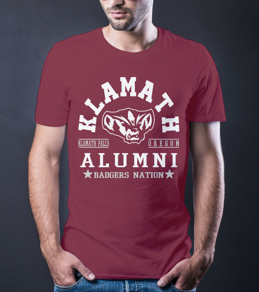 Klamath Falls Oregon Alumni Badgers Nation T-Shirt