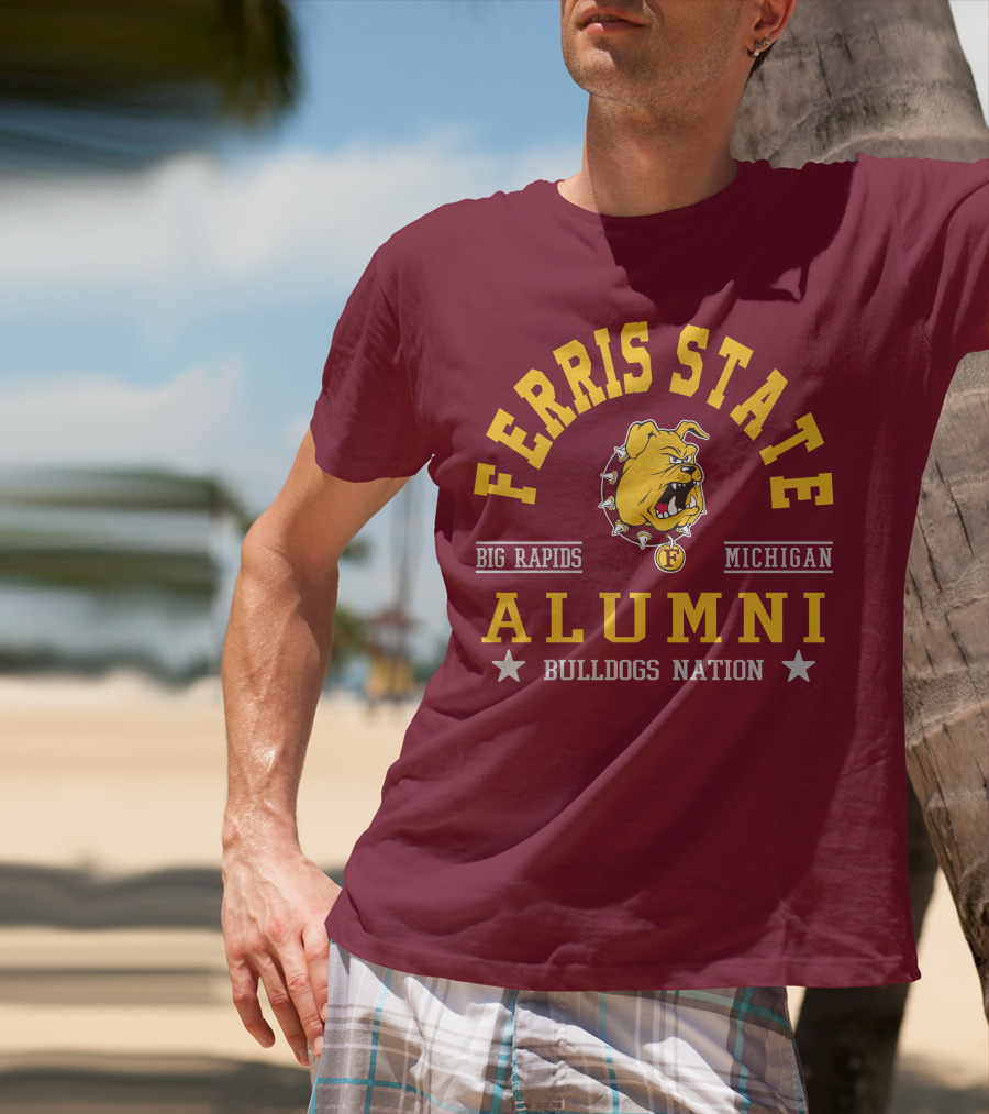 Ferris State Alumni Bulldogs Nation Big Rapids Michigan T-Shirt