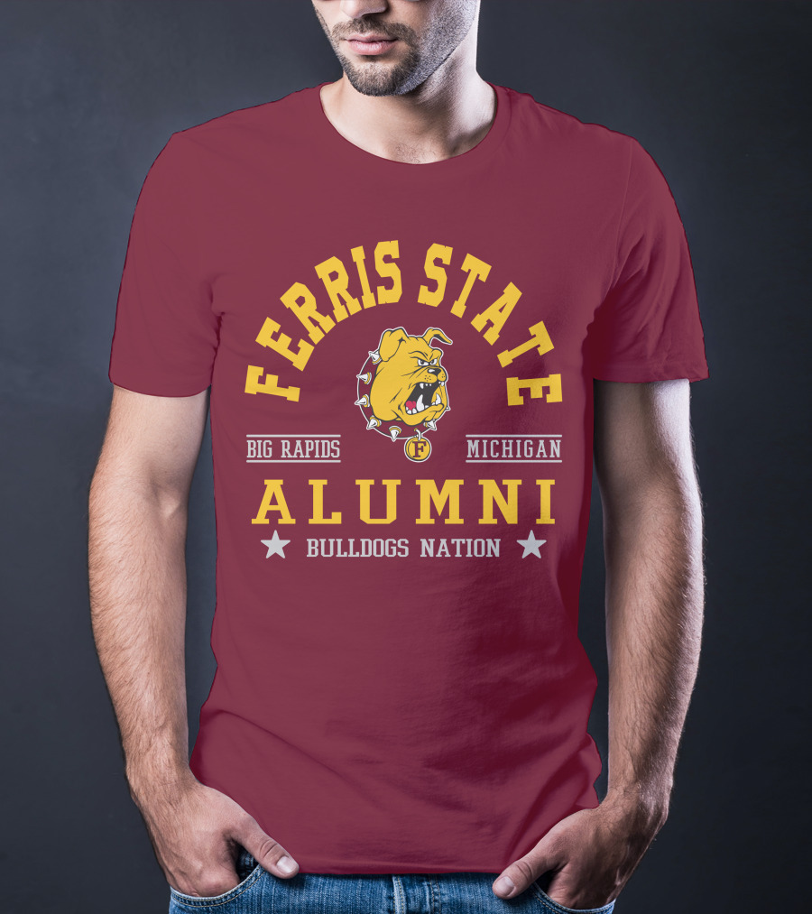 Ferris State Alumni Bulldogs Nation Big Rapids Michigan T-Shirt
