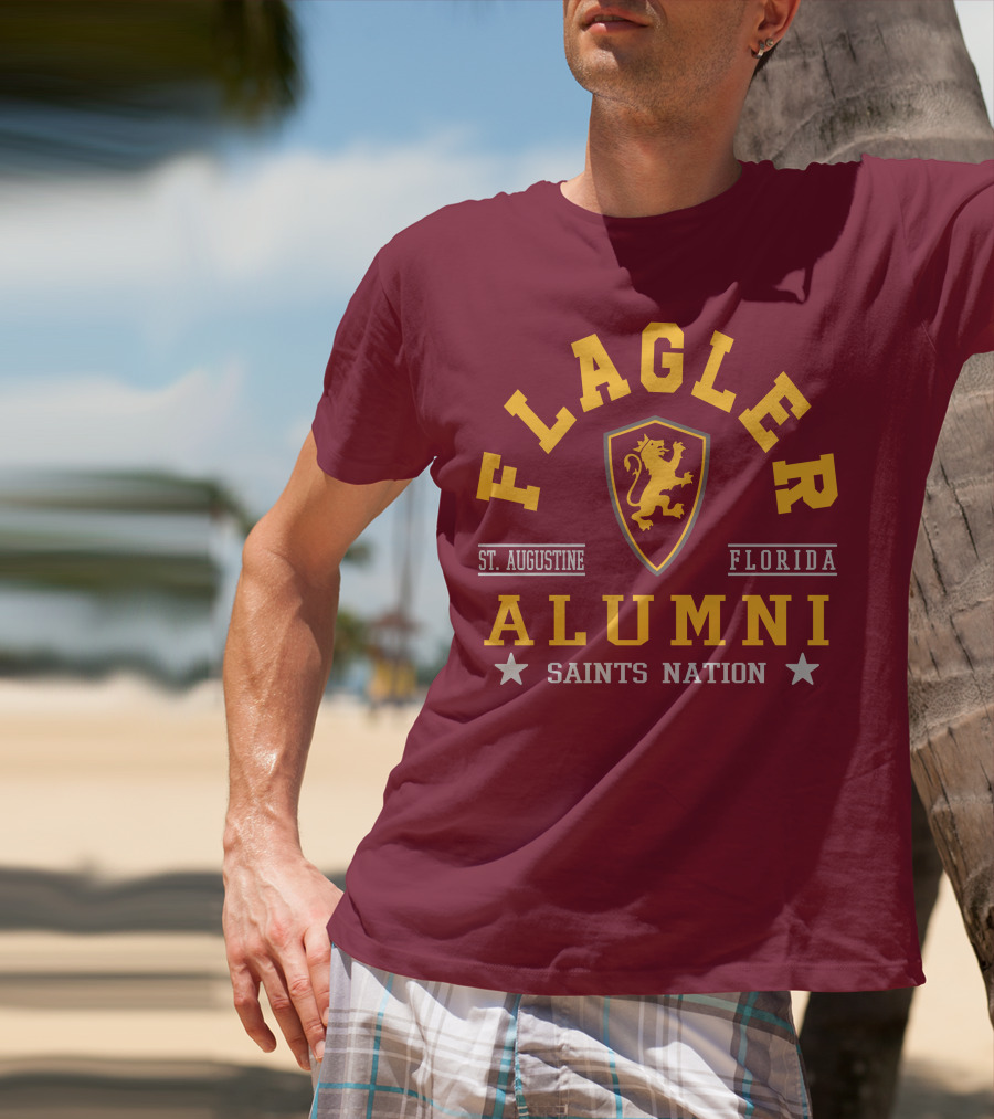 Flagler Alumni St. Augustine Florida Saints Nation T-Shirt
