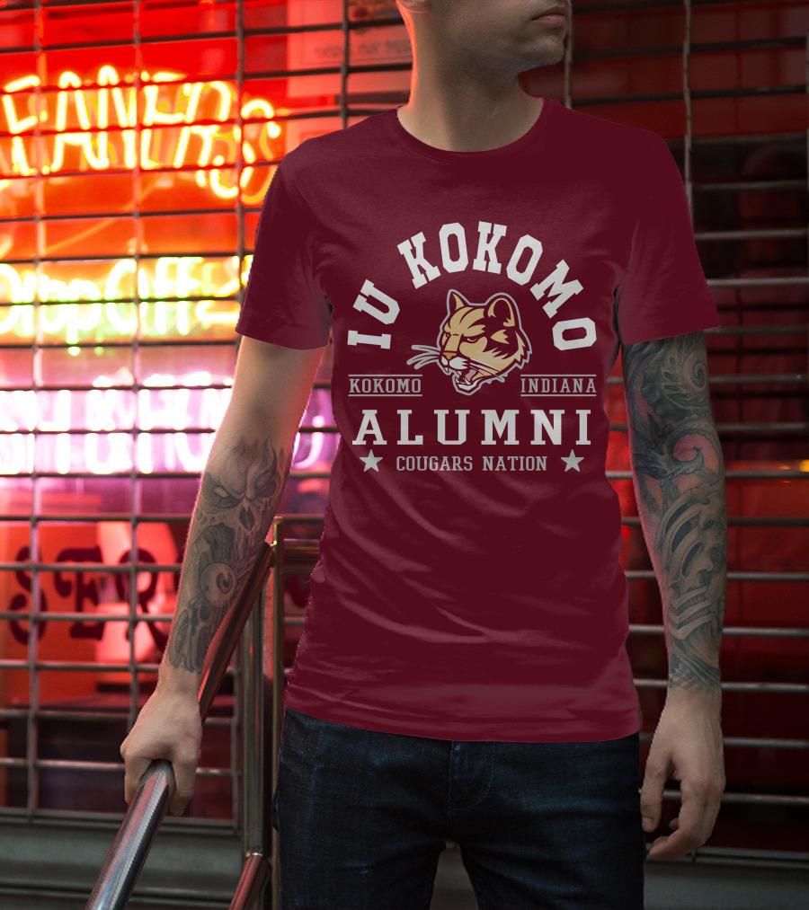 IU Kokomo Alumni Cougars Nation Kokomo Indiana T-Shirt