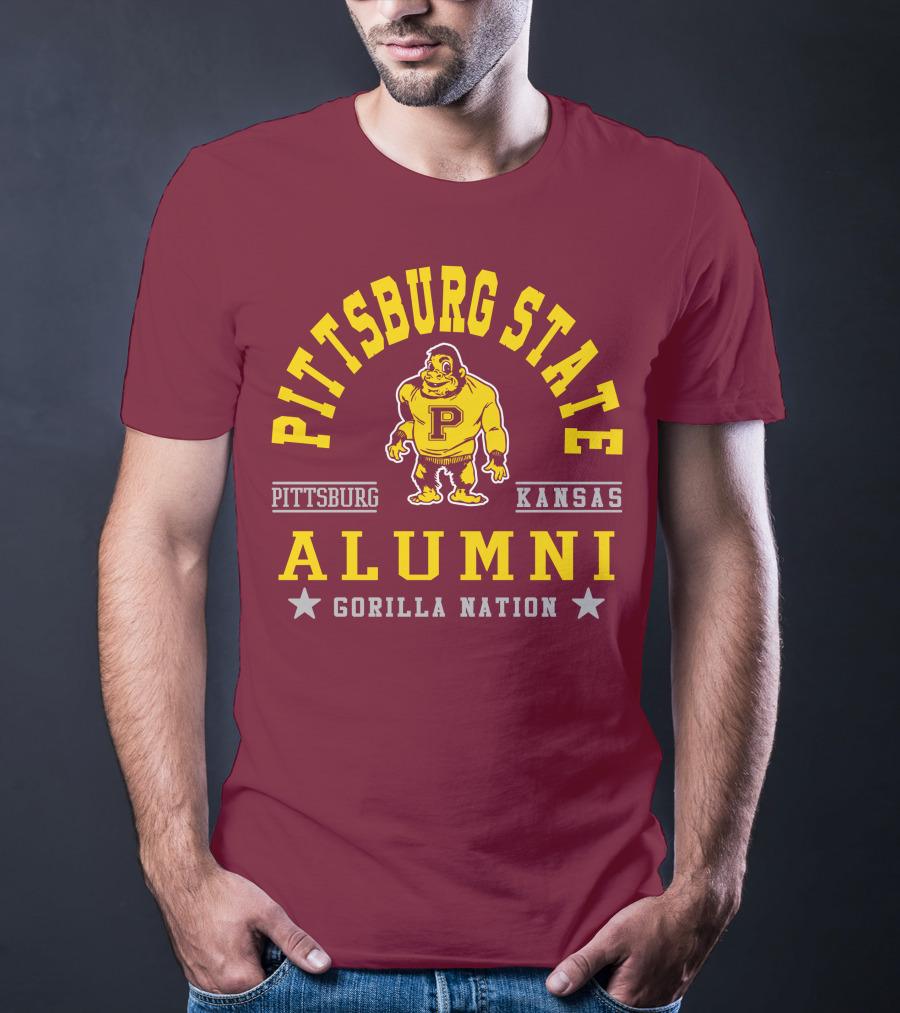 Pittsburg State Alumni Gorilla Nation Kansas T-Shirt