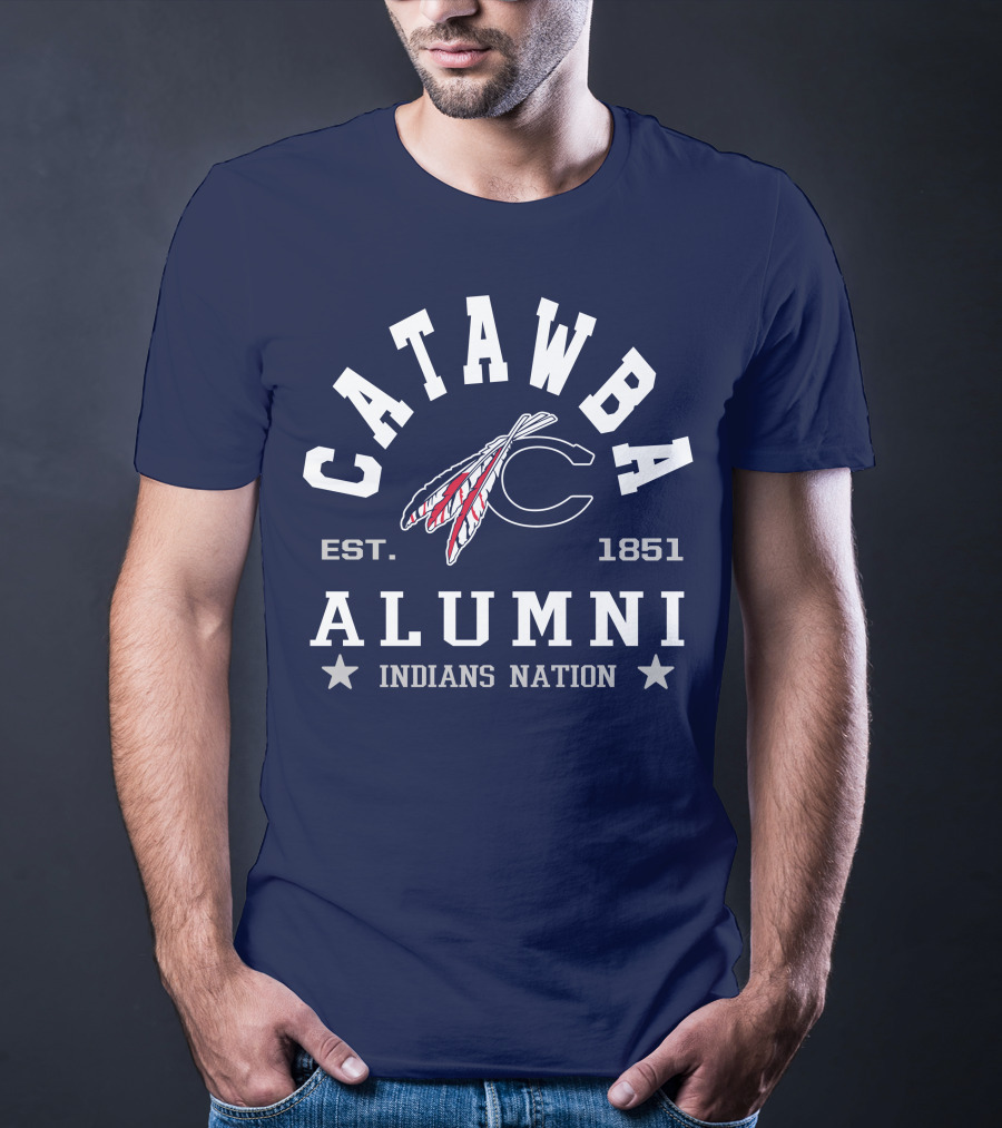 Catawba Alumni Indians Nation Est. 1851 T-Shirt
