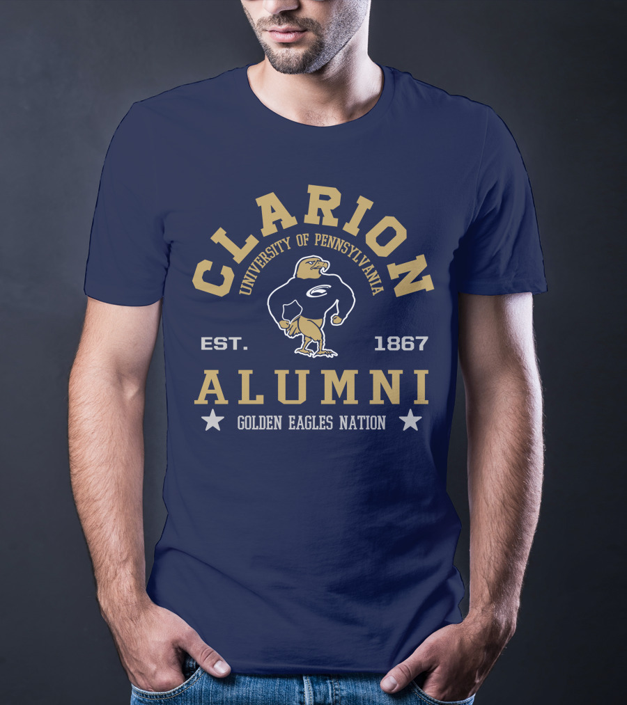 Clarion University Of Pennsylvania Alumni Golden Eagles Nation Est. 1867 T-Shirt