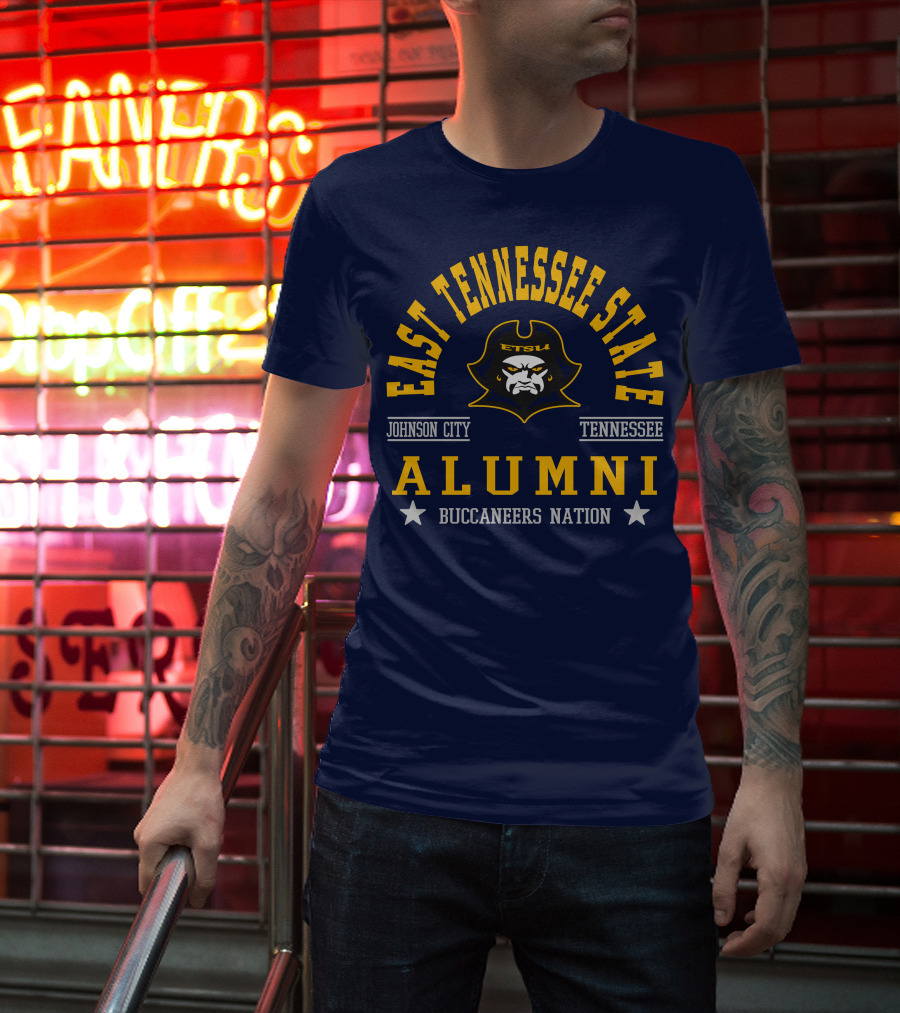 East Tennessee State Alumni Buccaneers Nation Johnson City Tennessee T-Shirt