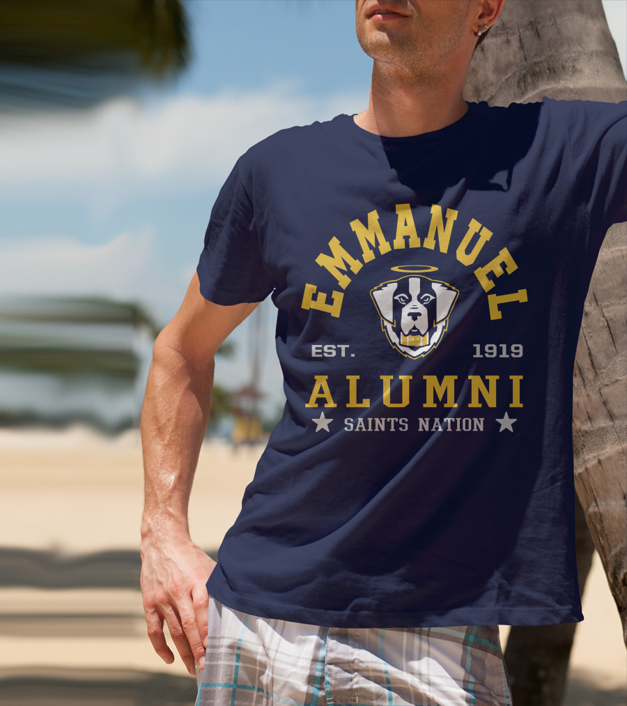EMMANUEL Alumni EST. 1919 Saints Nation T-Shirt