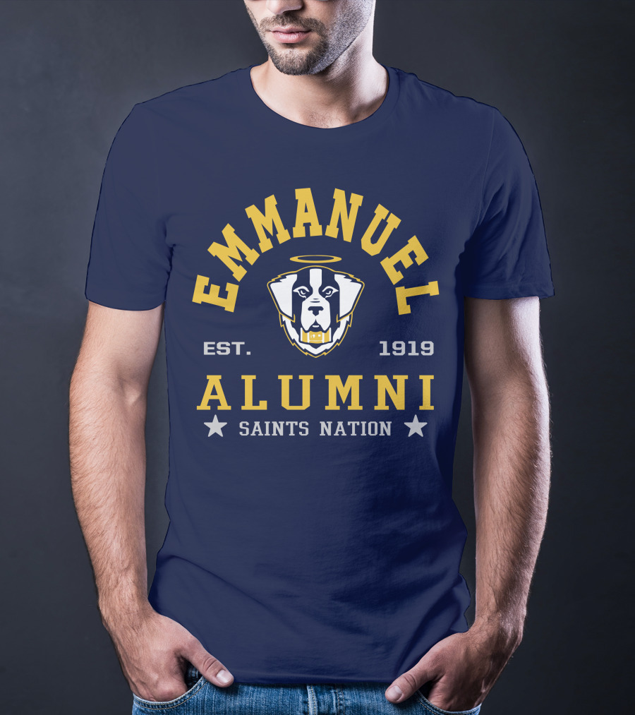 EMMANUEL Alumni EST. 1919 Saints Nation T-Shirt