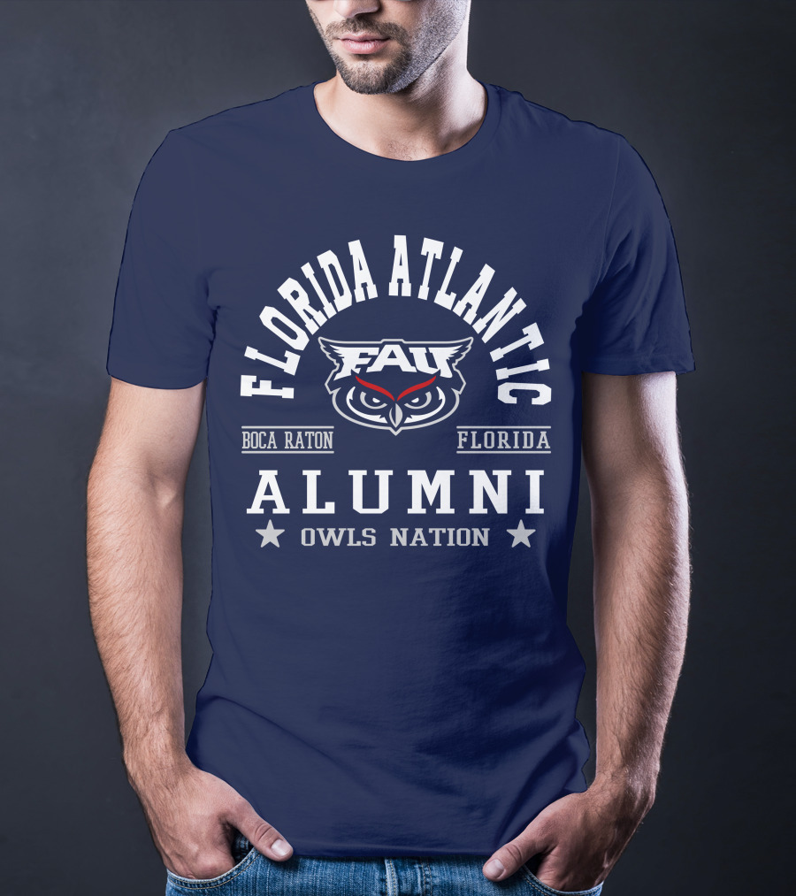 Florida Atlantic Alumni Owls Nation Boca Raton Florida T-Shirt