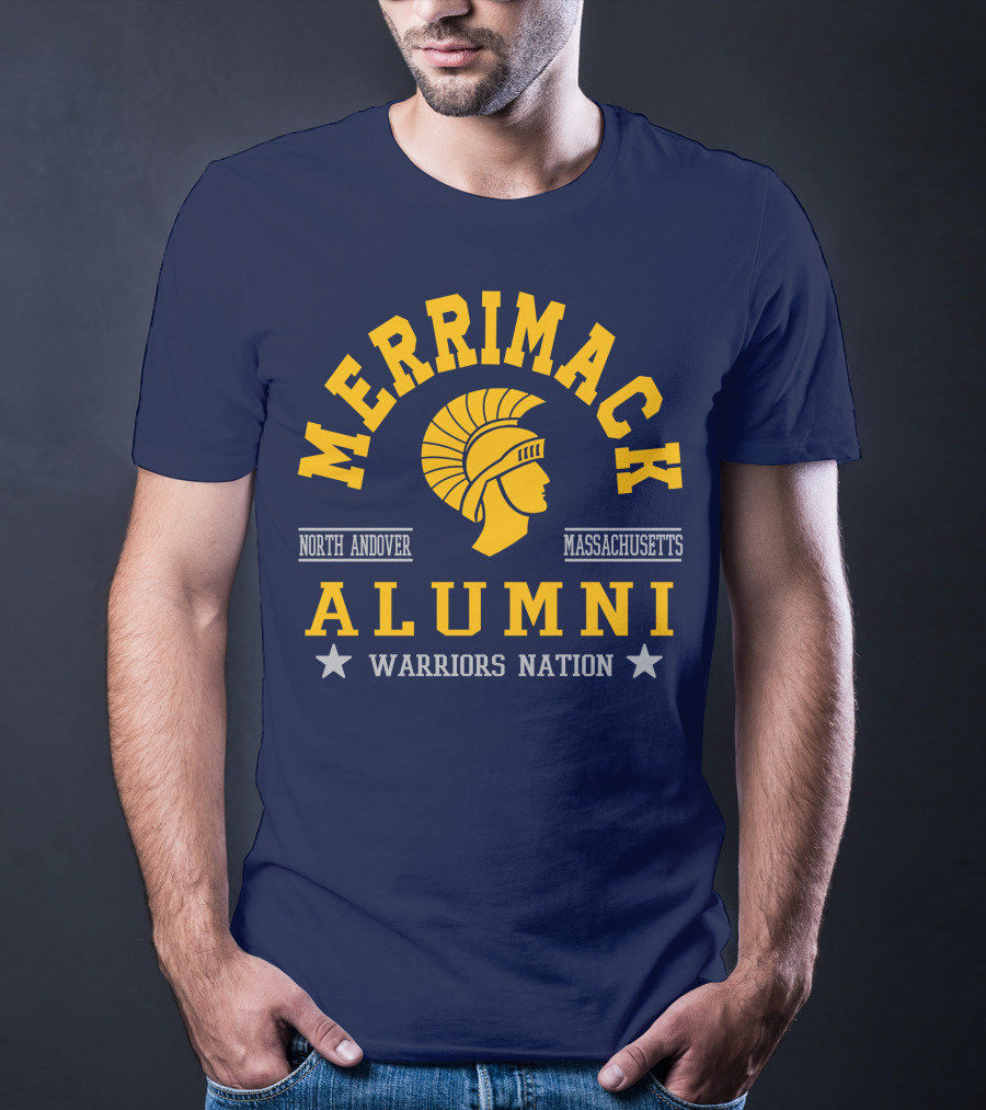 Merrimack College Warriors Nation Alumni North Andover Massachusetts T-Shirt