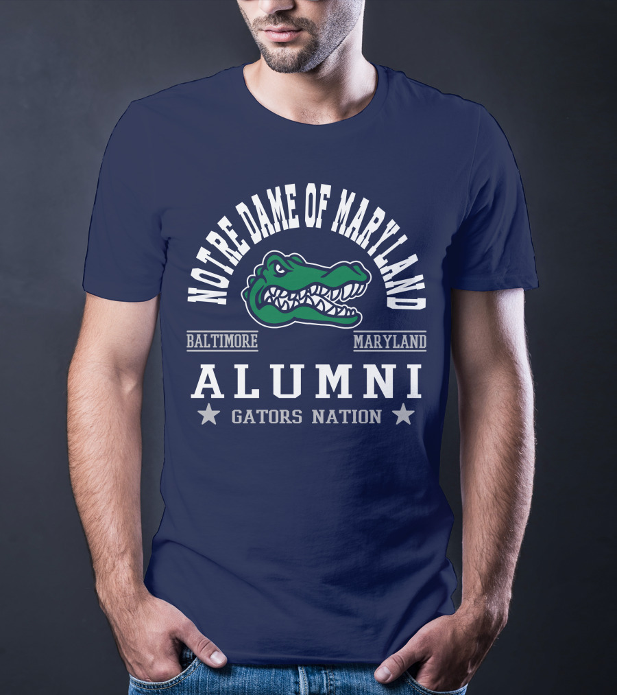 Notre Dame Of Maryland Alumni Baltimore Maryland Gators Nation T-Shirt