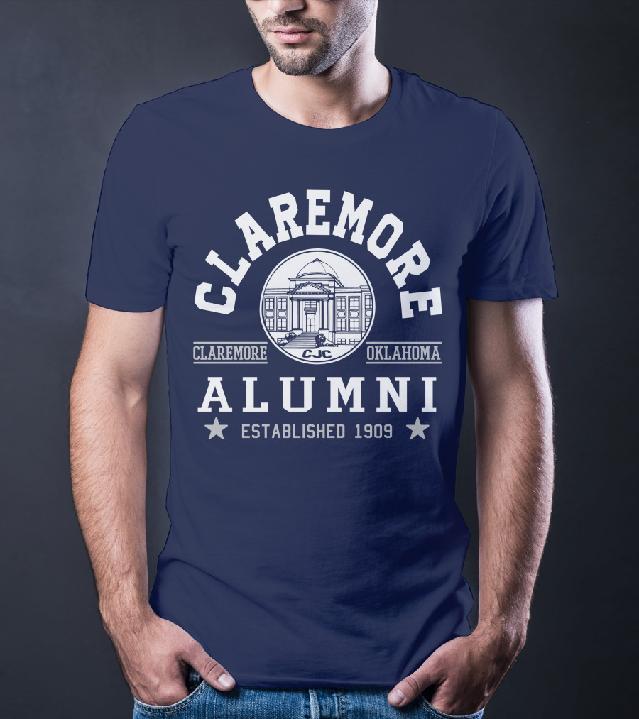 Claremore Oklahoma CJC Alumni Established 1909 T-Shirt