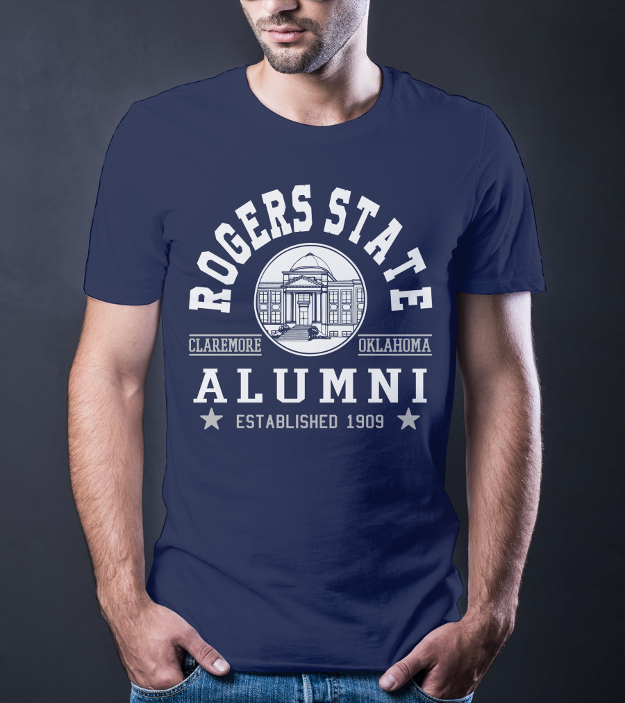 Rogers State Alumni Claremore Oklahoma Established 1909 T-Shirt