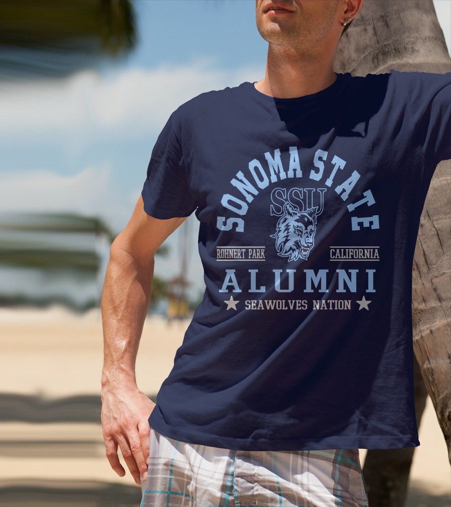 Sonoma State Alumni SSU Seawolves Nation Rohnert Park California T-Shirt