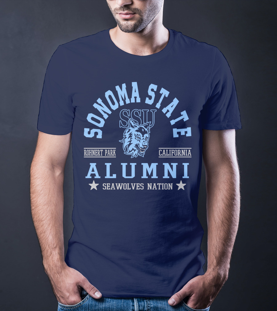 Sonoma State Alumni SSU Seawolves Nation Rohnert Park California T-Shirt