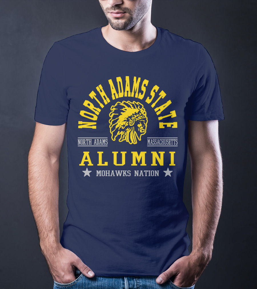 North Adams State Alumni Mohawks Nation Massachusetts T-Shirt