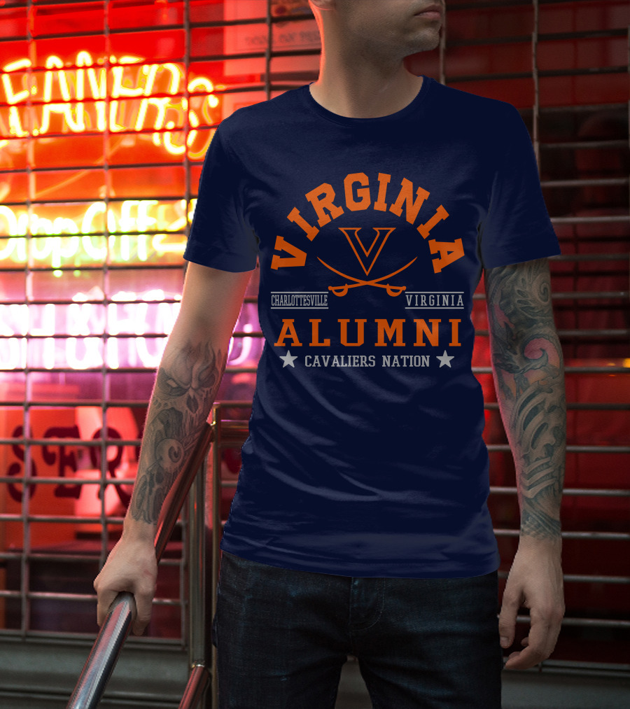 Virginia Alumni Cavaliers Nation Charlottesville Virginia T-Shirt