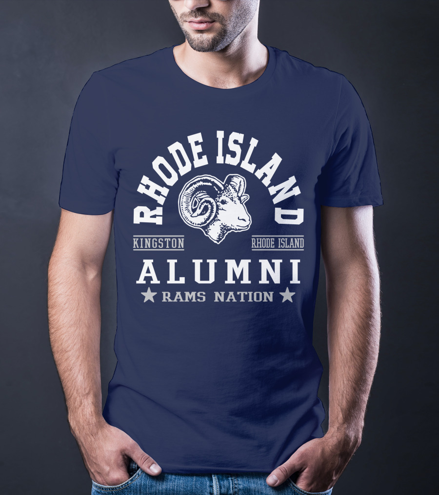 Rhode Island Alumni Rams Nation Kingston T-Shirt