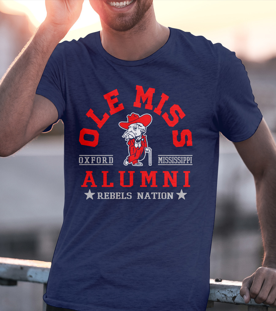 Ole Miss Rebels Alumni Oxford Mississippi Nation T-Shirt