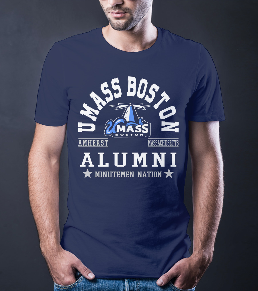UMass Boston Alumni Amherst Massachusetts Minutemen Nation T-Shirt