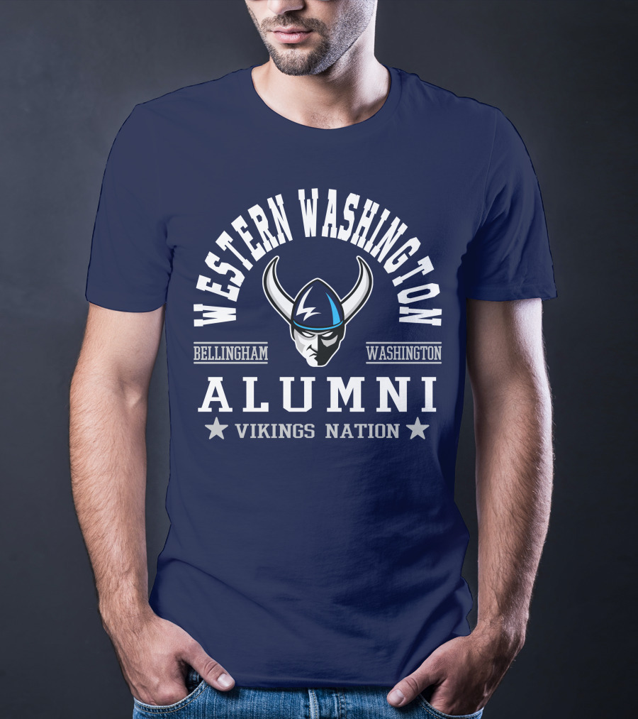 Western Washington Alumni Bellingham Vikings Nation T-Shirt