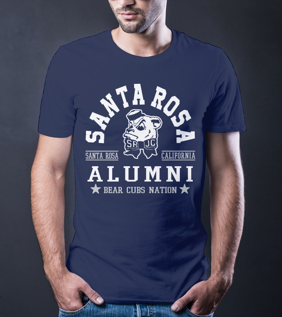 Santa Rosa Bear Cubs SRJC Alumni California Nation T-Shirt