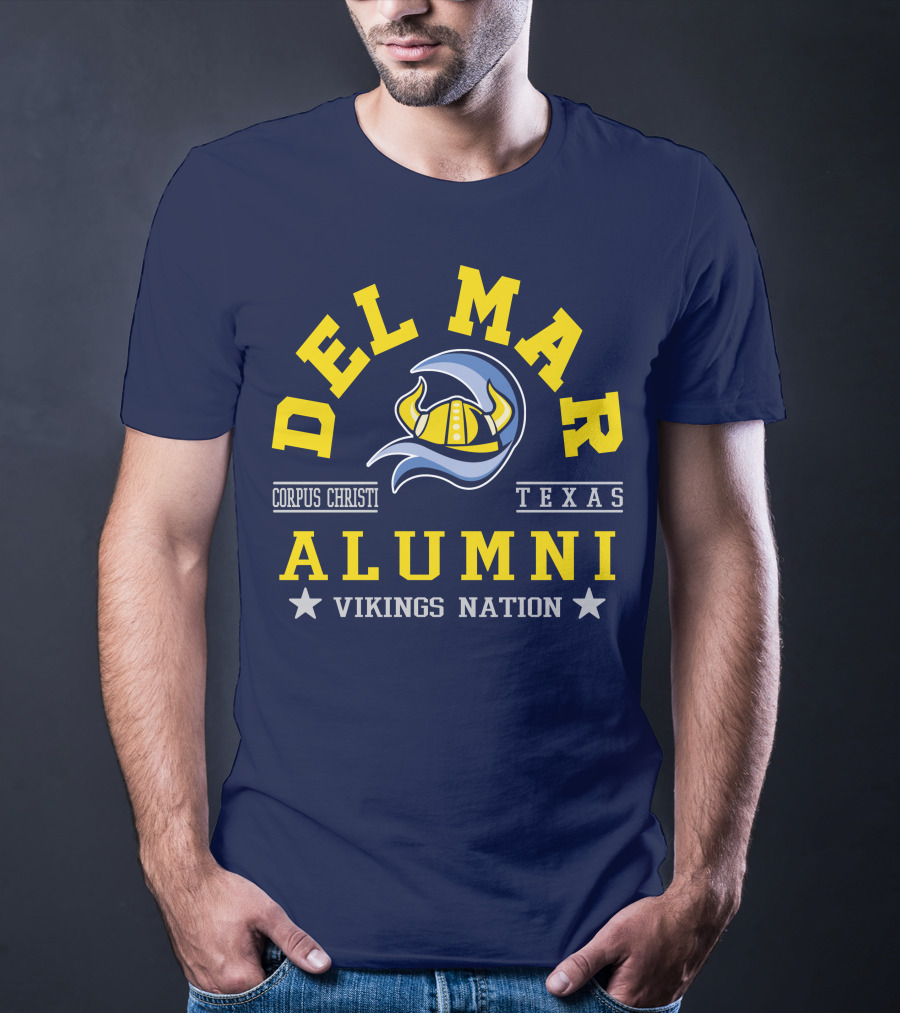 Del Mar College Corpus Christi Texas Alumni Vikings Nation T-Shirt