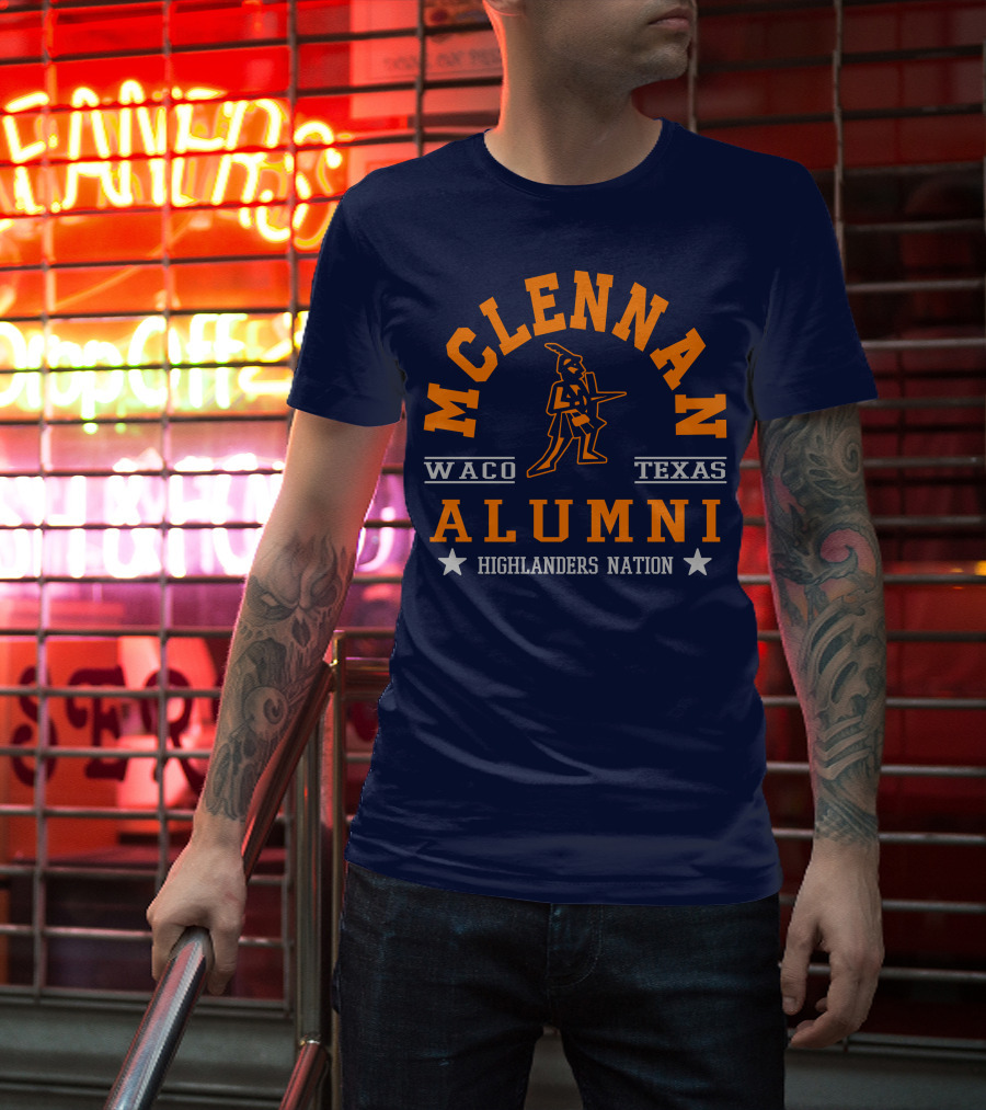Mclennan Waco Texas Alumni Highlanders Nation T-Shirt