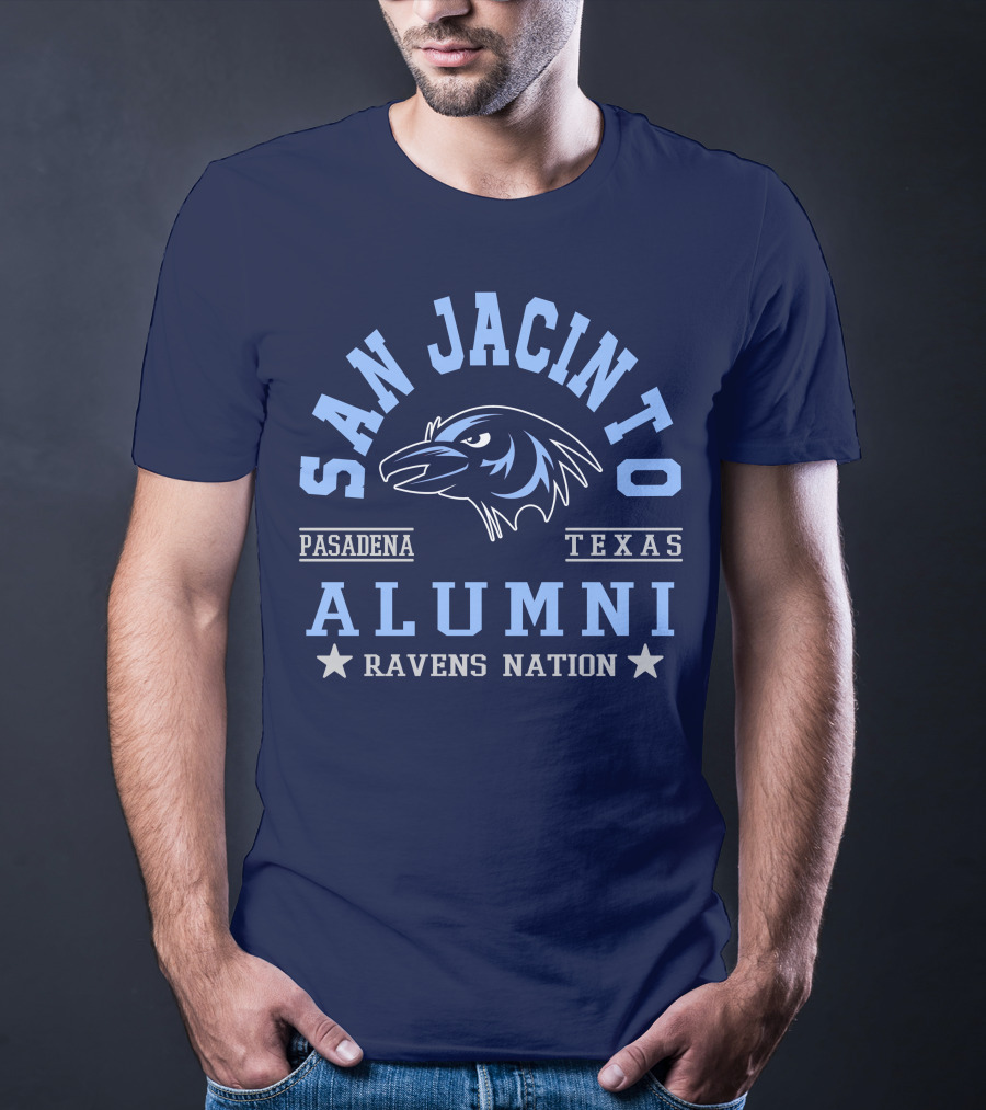 San Jacinto Pasadena Texas Alumni Ravens Nation T-Shirt
