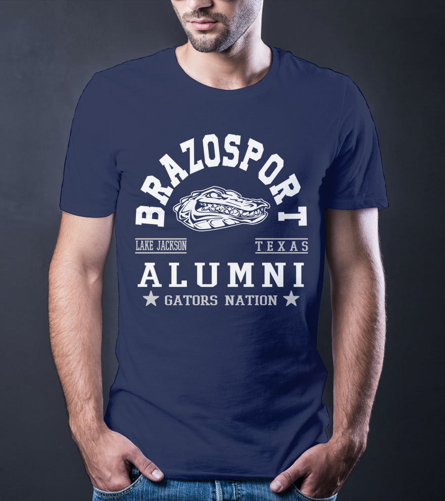 Brazosport Alumni Gators Nation Lake Jackson Texas T-Shirt