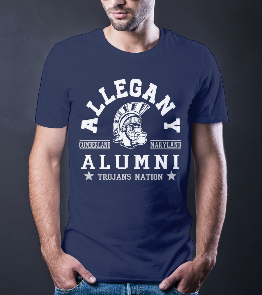 Allegany Cumberland Maryland Alumni Trojans Nation T-Shirt