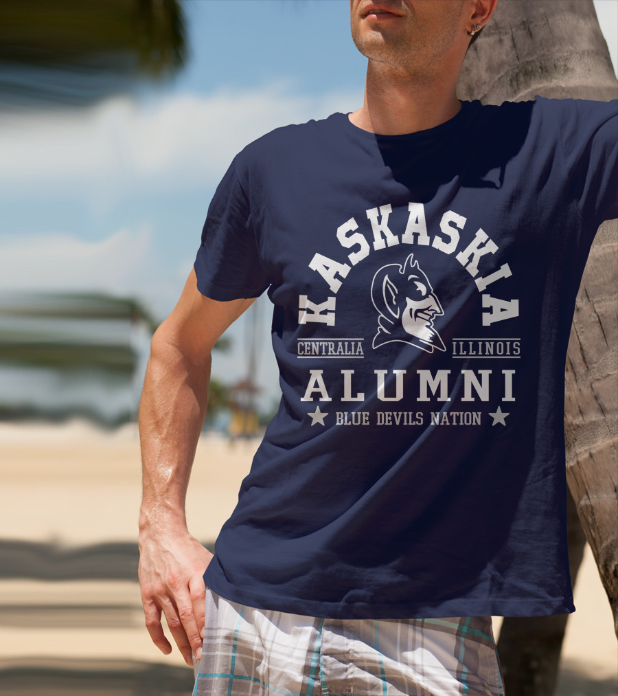Kaskaskia College Alumni Centralia Illinois Blue Devils Nation T-Shirt