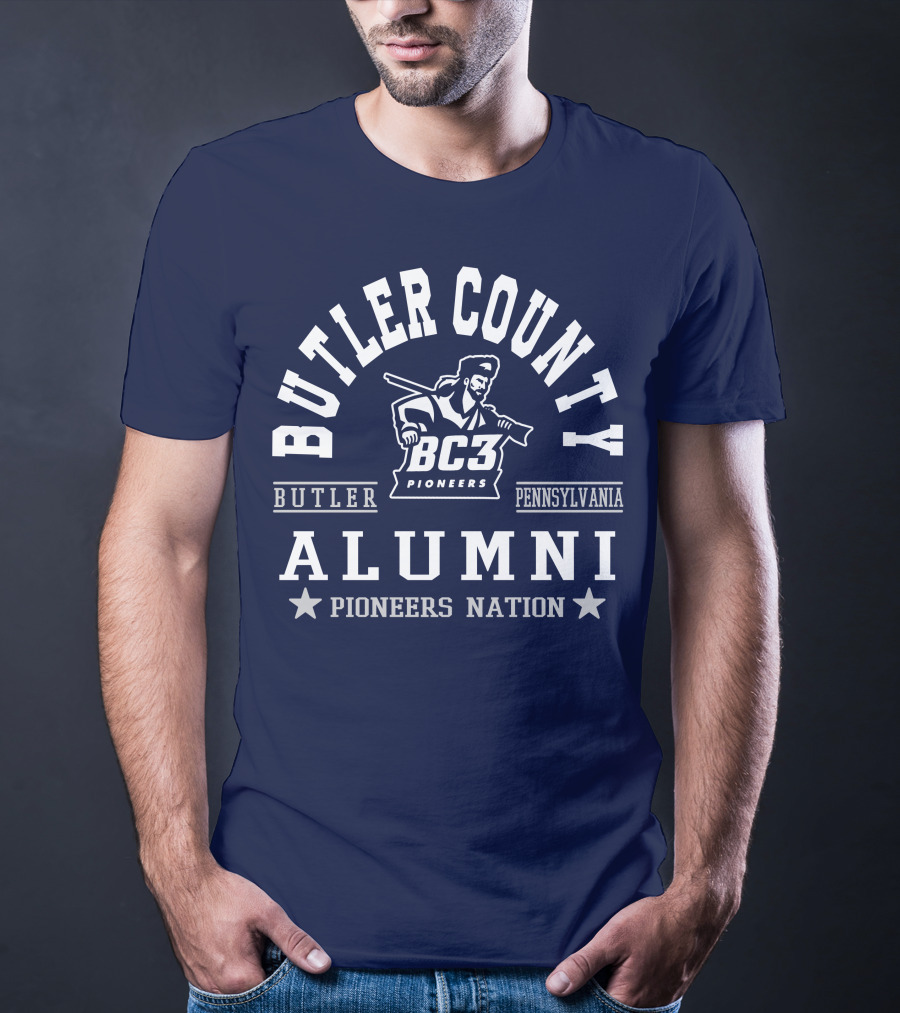 Butler County BC3 Pioneers Alumni Pennsylvania Nation T-Shirt