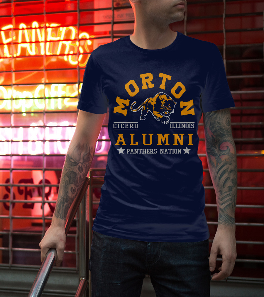 Morton College Alumni Cicero Illinois Panthers Nation T-Shirt