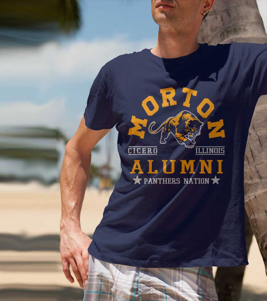Morton College Alumni Cicero Illinois Panthers Nation T-Shirt