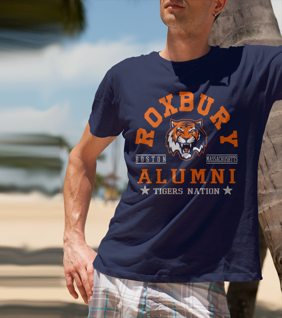 Roxbury Boston Massachusetts Alumni Tigers Nation T-Shirt