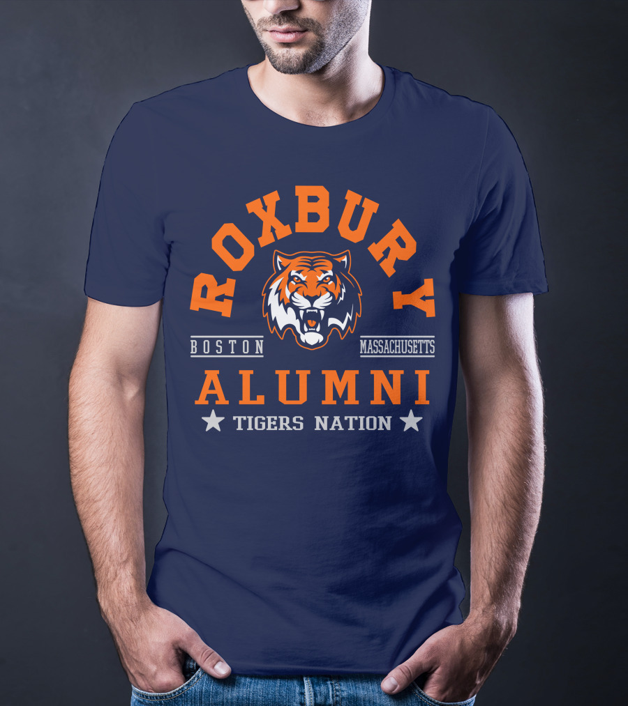 Roxbury Boston Massachusetts Alumni Tigers Nation T-Shirt