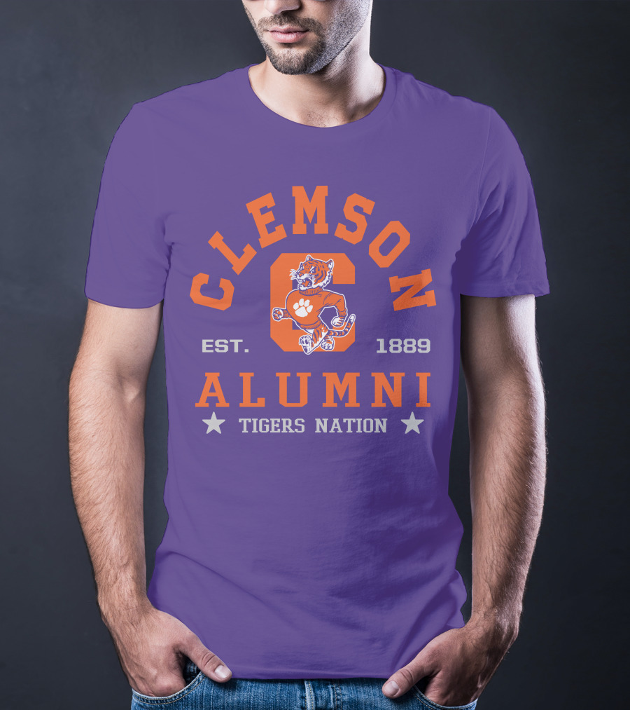 Clemson Alumni Tigers Nation Est. 1889 T-Shirt