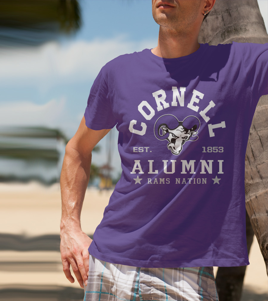 Cornell Alumni Rams Nation Est. 1853 T-Shirt
